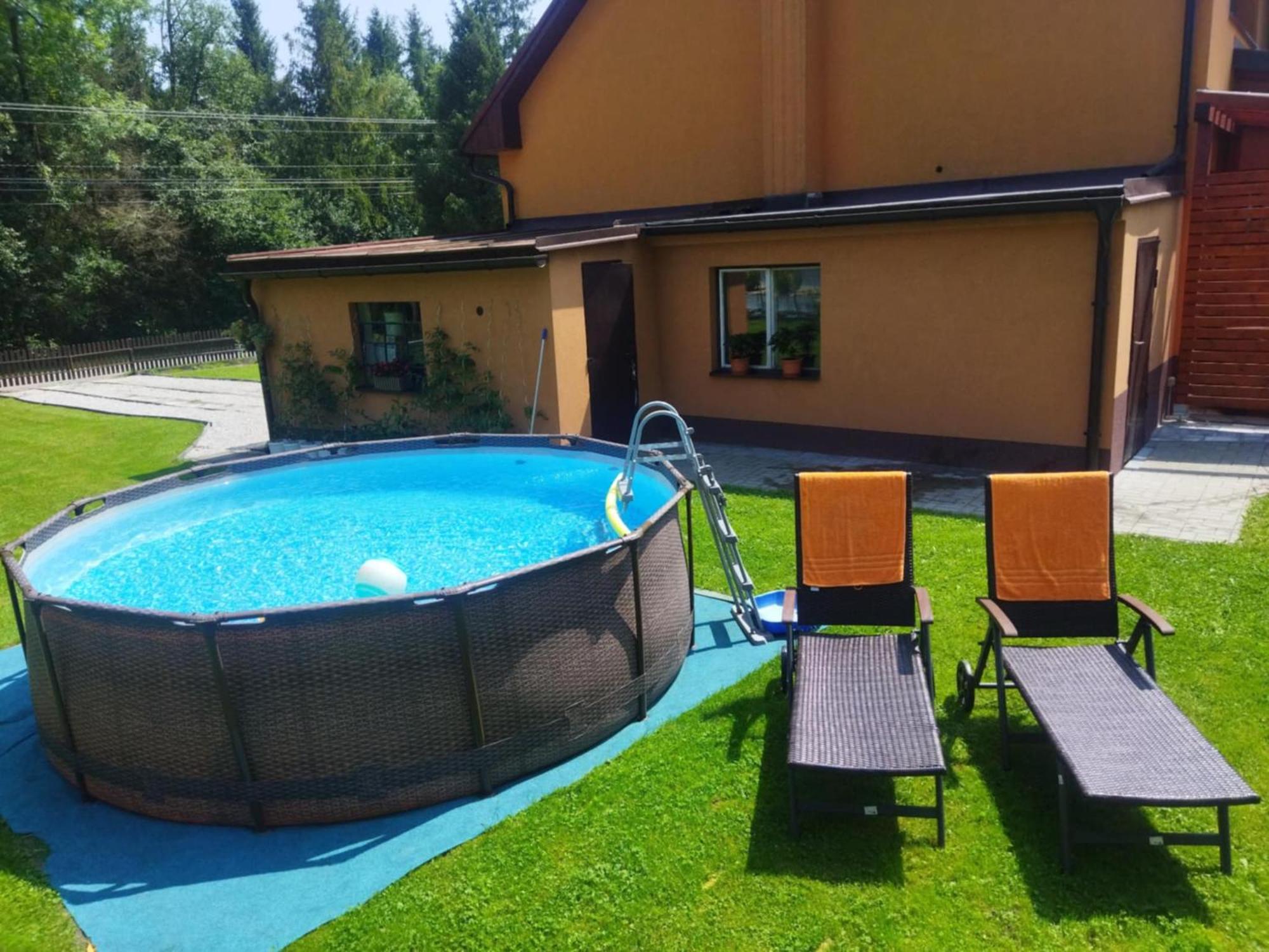Ubytovani Pod Statkem Ticha Bagian luar foto